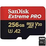 【セット品】 マイクロSDカード microSDカード 256GB microSDXC UHS-I Class10 A2 U3 V30 最大読込200MB/s 高速 SDSQXCD-256G-GN6MA+SD交換アダプター
