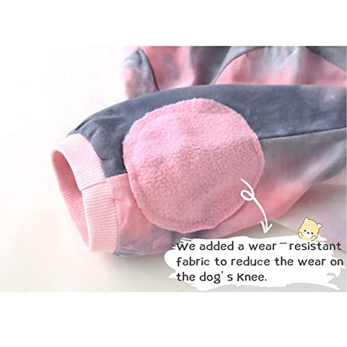 Pripre Tie Dye Dog Shirt For Large Dogs Small Medium Breathable Cotton Dog Clothes Dog Pajamas Big Dogs Shirts Boy Girl 3Xl, Pink Tiedye #TOP2