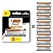 BIC Flex 5 Hybrid Men's 5-Blade Disposable Razor, 4 Count - Pack of 2 (8 Cartridges)