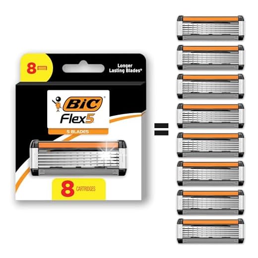 Bic flex 5 hybrid refillpatroner, 2 stycken