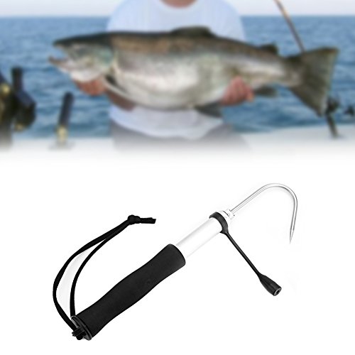 image for Vipxyc Fishing Gaff Hook, Retractable Fishing Gripper with Stainless F