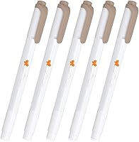 Vista 28 de Zebra Mildliner WKT7-MBL5-TENTO Highlighter, Mild Blue, One Point Pattern, Ladybug, Pack of 5