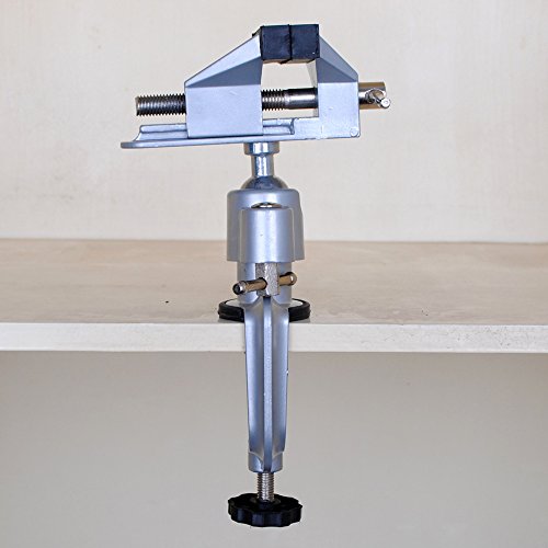 NUZAMAS Table Vise Bench Vice Aluminum Alloy Swivel 360 Degree Rotating Universal Clamp Units Vise Tools
