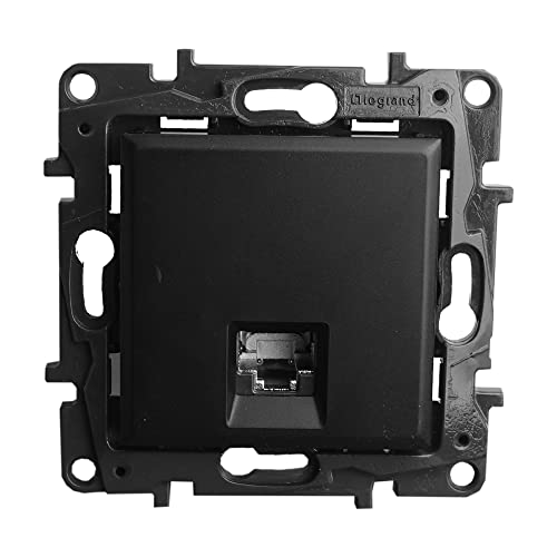 Niloe Prise d'ordinateur RJ45 CAT6 UTP Noir