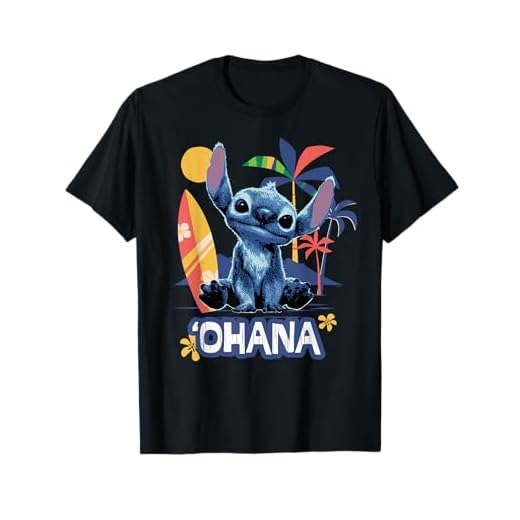 Disney Lilo & Stitch Live-Action Movie 'Ohana Surf Beach Camiseta