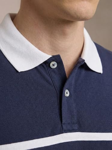 Image of ADRO Multicolour Polo T Shirt | 100% Cotton Mens Polo Tshirt | Regular Fit Half Sleeve Cut & Sew Polo T-Shirt for Men