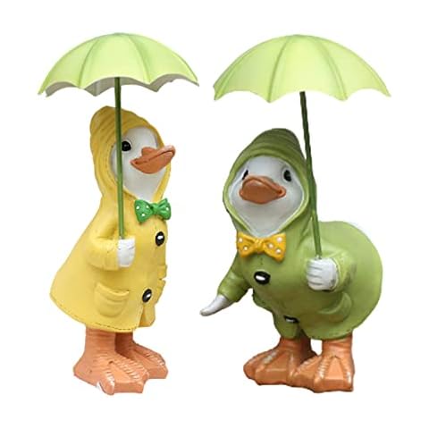 Petyoung Duck Couple with Detachable Umbrella Cover