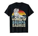 Grumpasaurus T Rex Dinosaur Grumpa Saurus Family Matching T-Shirt