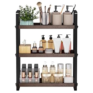 HNRLOY Bathroom Counter Organizer, Bathroom Counter Shelf, Makeup Organizer