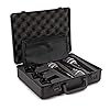 gear4music Dynamic Vocal Microphone with Switch - 3 Piece Set with Clips & Case #5