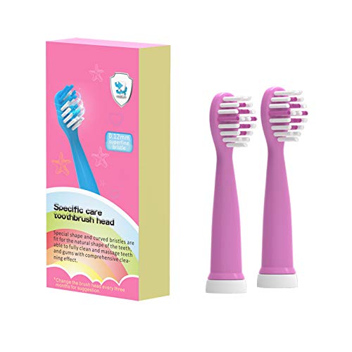 Replacement Toothbrush Heads Compatible with OJV, 2 Pack Professional Electric Toothbrush Heads Clean Brush Heads Refill for 8620 8630 (Pink)