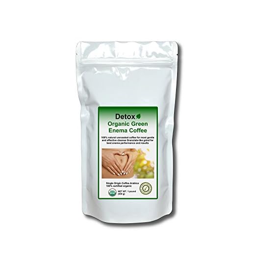 Detox Organic Green Enema Coffee (1 Pound) - Germany's No.1 for Therapy (Gerson), Weight Loss, Detox and Cleansing