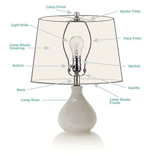 Urbanest Square 5.25x9x8" Softback Bell Lampshade, Black, Faux Silk, Spider