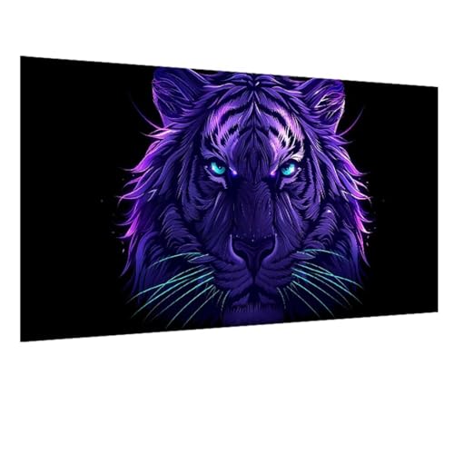 Broderie diamant tigre 30x70cm avec le kit complet DIY de diamond painting adulte W-5302