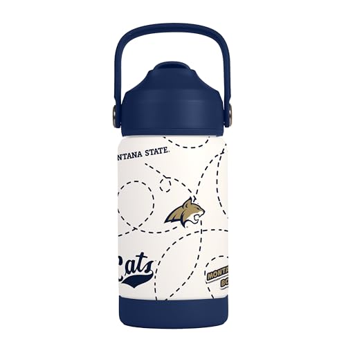Image of Logo Brands NCAA Mascot Stainless-Steel Kids Bottle -Soft Silicone Mouthpiece, Easy To Carry, Kid-Friendly Design- Great For School & On-The-Go