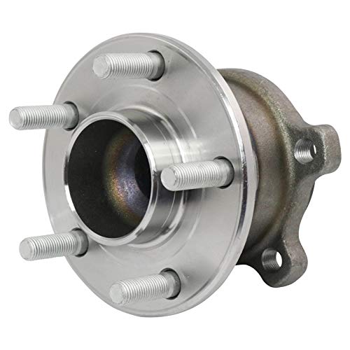 Image of TRQ Rear Driver and Passenger Side Wheel Bearing and Hub Assembly Set 2 Piece Compatible with 2014-2018 Ford Transit Connect