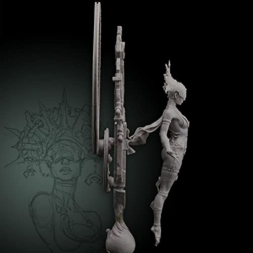 Figura modelo de resina guerrero fantasía 1:18 miniatura 4