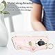 Yarxiawin Kompatibel mit Schutzhülle Honor Magic 5 Lite 5G Silikon stoßfest Armband Ständer Schutzhülle Honor Magic 5 Lite mit Ring Frauen Aesthetic Design Ahornblatt (Rosa)