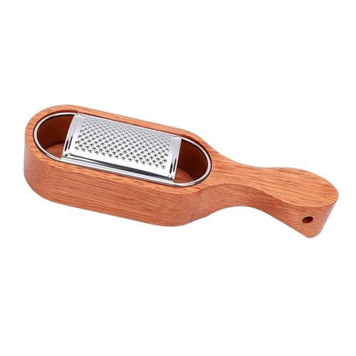 Rallador de queso de acero inoxidable con mango de madera miniatura 7