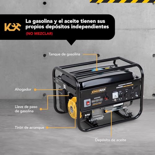 Generadores, generador electrico bateria Marca Kingsman (2)