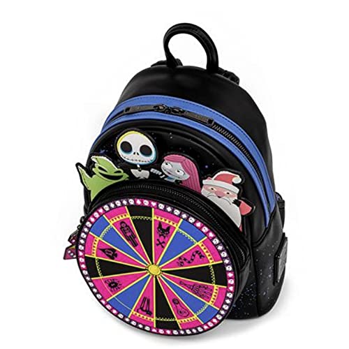 Loungefly Disney Nightmare Before Christmas Oogie Boogie Wheel Womens Double Strap Shoulder Bag Purse2