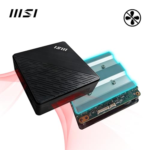 MSI Cubi N ADL 217DE Mini PC Intel N 8 Go Windows 11 Pro - vue 5