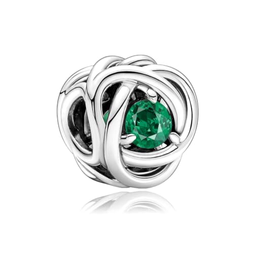 Image of VALGACLS Birthstone Charms 925 Sterling Silver Birthstone Charms