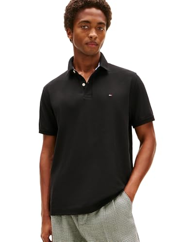 Tommy Hilfiger Men's Big & Tall Short Sleeve Polo Shirt in Customs-Fit