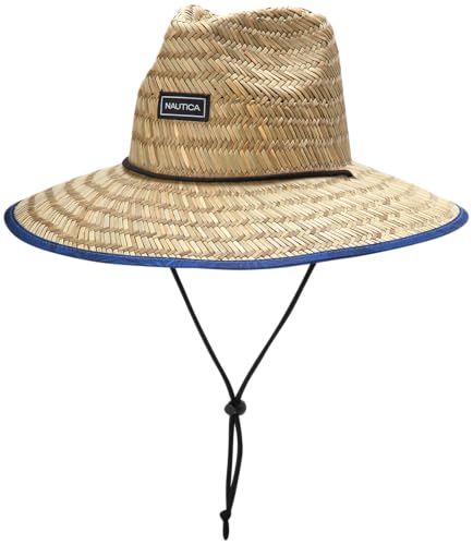 Nautica Straw Lifeguard Sun Hat