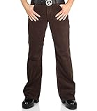  Cord Bootcut Hose Mittelbraun 33/36