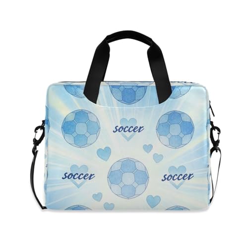 Funda para Laptop 15.6 in con Asa y Correa Azul Pastel miniatura 1