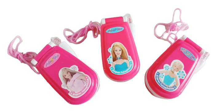 ZOKCY® (Pack of 3 Pcs) Musical Mobile Toy for Kids/Musical Mobile with Lights Sound Toys for Kids/Birthday Return Gift/Barbie Play Cell Phone Toy for Kids/Musical Toy for Kids Age 3-4-5-6-7 (B0CQVRTB5S) Amazon Price History, Amazon Price Tracker
