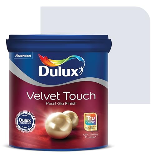 Dulux Velvet Touch Pearl GLO Interior Emulsion Paint (20L, Lavender Touch) – Luxurious soft-sheen wall paint, highly durable, washable, rich, intense colors, with 6-year warranty