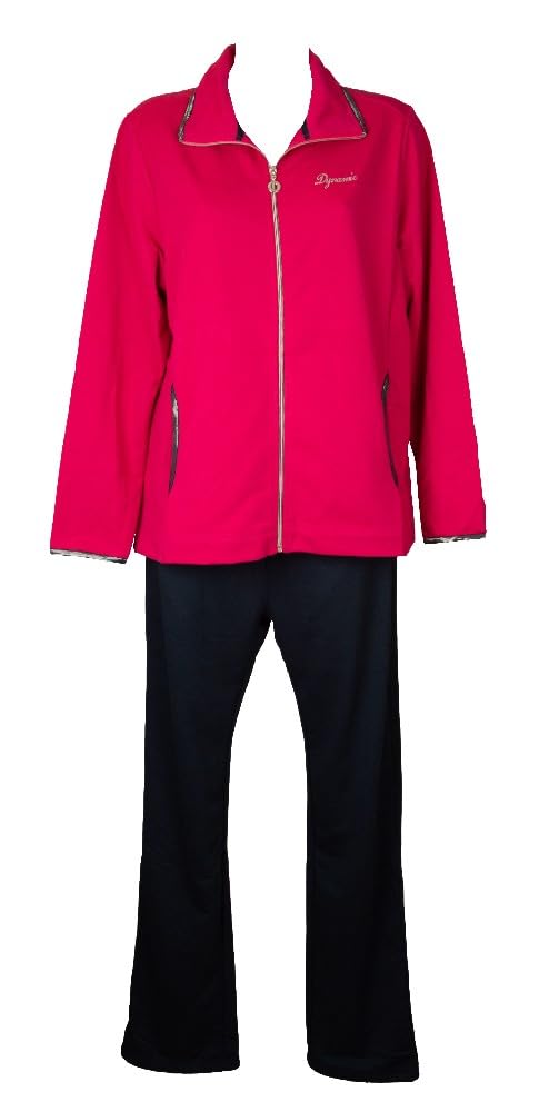 Campagnolo Tuta donna DYNAMIC F.LLI completo tempo libero taglia over  estiva aperta con zip articolo 8E79256C, 028Z Azalea/Cobalto, 54 : Amazon.it:  Moda