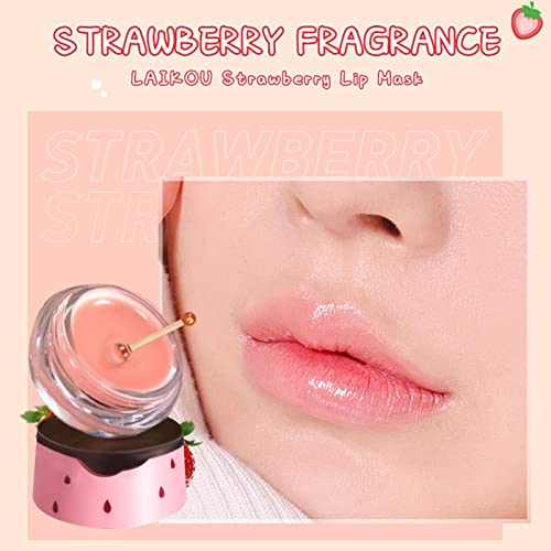 Bee Balm Lip Masks's nachts - Lip Masks en Lip Treatment Masks, Strawberry Propolis, Hydraterende Hydraterende… - Afbeelding 5