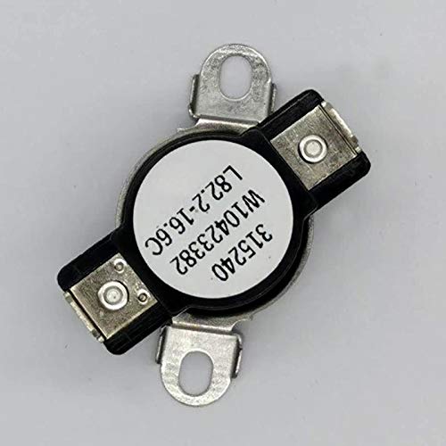 HSF W10423382 Dryer High Limit Thermostat,Fully suitable for Whirlpool Dryer High Limit Thermostat W10480709,PS3508094, S3507962,AH3507962,PPS3508094, LP14274