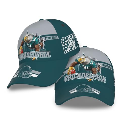 Gorras de fútbol 2 unidades, ajuste snapback unisex miniatura 1