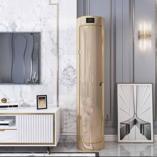 360 Rotating Shoe Rack Tower, Verticale Lazy Susan Organizer per l'entrata in entrata, Il Soggiorno, corridoio, scaffalatura Regolabile in PVC e Vetro, Design di Risparmio dello Spazio, 40 cm