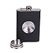 Shot Flask: 8 oz Stainless Steel Flasks For Liquor: Flask Set With Built-In Collapsible Shot Glass And Flask Funnel, Hip Flask For Men And Women- By Infinite Bliss