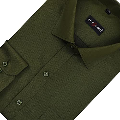 Image of MARK & ALBERT Men's Cotton Formal Shirt