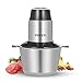 Tritacarne Universale, Tritacarne Elettrico 300W, Tritacarne Elettrico 2L 2 Ingranaggi con 4 Lame per Carne, Cipolle, Frutta, Verdura