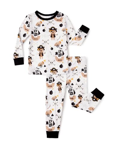Image of PATPAT Bamboo Viscose Pajama Sets for Toddler Boys & Girls Baby Kids, Ultra-soft Snug fit Pjs Sleepers for Birthday Holiday