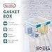 Sterilite 8-Pack Gasket Box, Weather-Resistant Storage Bins with Latching Lids, 32 Quart - Heavy-Duty Organizing Containers for Closet, Bathroom, and Office