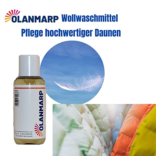 Olanmarp Feinwaschmittel Wollwaschmittel für Wolle Angora Alpaka (100ml)