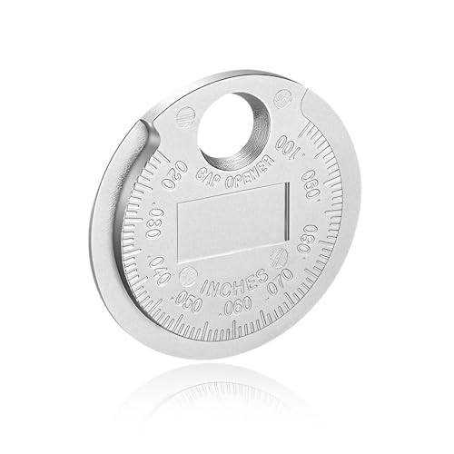 SHMZK Spark Plug Gap Tool, 0.020–0.100 Inch, Zinc Alloy