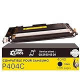 HAUT RENDEMENT – Jusqu’à 1500 pages : Toner compatible pour Samsung CLT-404S offrant un rendement supérieur (1500 pour le toner CLT-K404S Noir et 1000 pages pour chaque toner Cyan, Magenta et Jaune, CLT-C404S CLT-Y404S CLT-M404S, à 5% de couverture papier A4) pour des impressions nettes et durables, idéale pour un usage quotidien ou professionnel. P404C