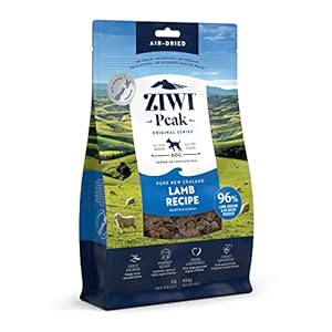 ZIWI Peak Air-Dried Dog Food – All Natural, High Protein, Grain Free and Limited Ingredient with Superfoods (Lamb, 1.0 lb)