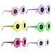Produktbild Baoblaze Puppenzubehör - 6 Paar Blume Rahmen Puppenbrille Sonnenbrille - Perfekt für 18 Zoll Puppe Kleidung Zubehör