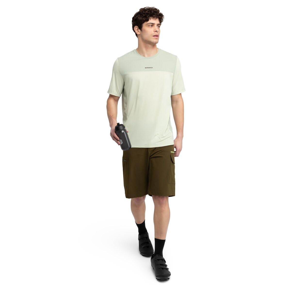 SIROKO Camiseta Manga Corta MTB Ciclismo MTB Berm Matcha Verde
