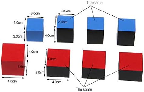 Adena Montessori Binomial Cube Montessori Sensorial Educational Toys for Kids Learning Early Educational Toys image 2